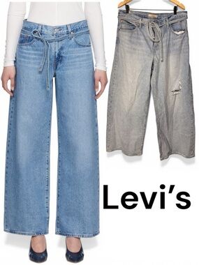 LEVI'S Blue XL Baggy Straight Jeans size 32